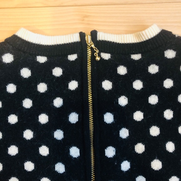 Kate Spade Polka Dot 100%wool sweater - Picture 6 of 6